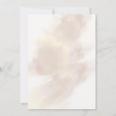 Luxury Gold Script Wedding Invitation Einladung (Rückseite)