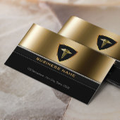 Luxury Gold Shield Medical Care Business Card Visitenkarte