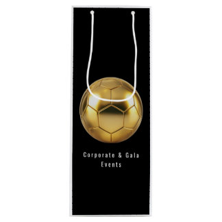 Luxury Gold Soccer Ball for Corporate Gala & Event Geschenktüte Für Weinflaschen