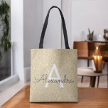 Luxury Gold Sparkle Elegante Monogram Book Bag Tasche<br><div class="desc">Luxuriöse Gold Imitate Sparkle und Glitzer Elegant Monogram Book Bag. Dieses Buchtasche kann so angepasst werden,  dass sie Ihren Vor- und Erstnamen enthält.</div>