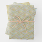 Luxury Gold und Ivory Gemustert Geschenkpapier Set (Beispiel)