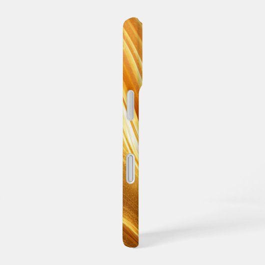 Luxury Gold Wave Phone Case iPhone 16 Hülle (Rechte Seite)