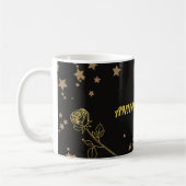 Luxury Gold  Wedding Card Kaffeetasse (Links)