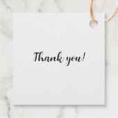 Luxury Gold Wedding Geschenkanhänger (Rückseite)