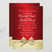 Luxury Gold Weihnachtsfeier Hochzeitsempfang Einladung (Vorne/Hinten)