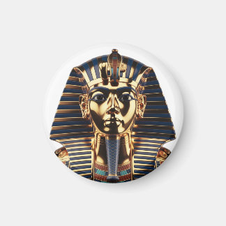 Luxury Golden Egyptian Mask Artwork Magnet