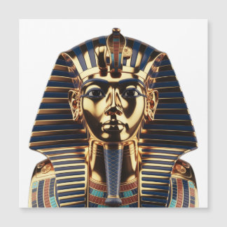 Luxury Golden Egyptian Mask Artwork Magnetkarte