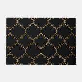 Luxury Golden Islamic Geometric Pattern Motifs Fußmatte (Vorderseite)