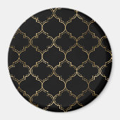 Luxury Golden Islamic Geometric Pattern Motifs Magnet (Vorne)