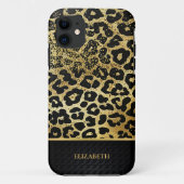 Luxury Golden Leopard Print – Stylish Case-Mate iPhone Hülle (Rückseite)