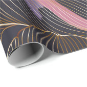 Luxury golden seamless floral background with trop geschenkpapier (Rolleneckpunkt)