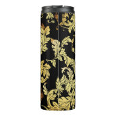 Luxury golden seamless pattern. Floral backgroundp Thermosbecher (Rückseite)