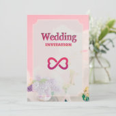 Luxury Golden Texture Islamic Wedding Einladung (Stehend Vorderseite)