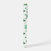 Luxury Green Gold Hats and Shamrocks White iPhone Hülle (Rechte Seite)