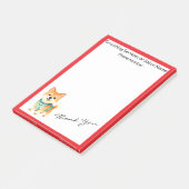 Luxury Grooming Pet Personalized Trendy Collection Post-it Klebezettel (angewinkelt)