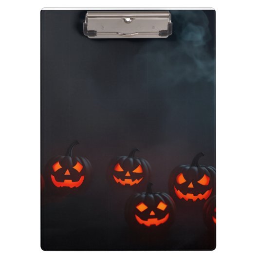 Luxury Halloween Dark Gothic Design Klemmbrett (Vorderseite)