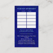 Luxury Hamsa Handdekoration Visitenkarte (Rückseite)