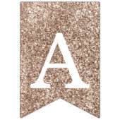 Luxury Happy Birthday Foto Balloon Glitzer Wimpelkette (Dritte Fahne)