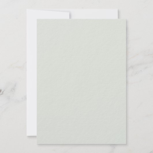 Luxury High End Eucalyptus Sage Green Wedding Einladung (Rückseite)