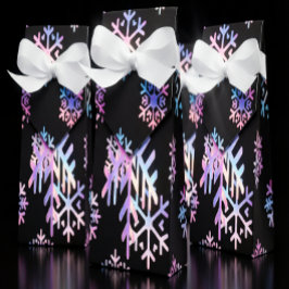 Luxury Holographic Snowflake Christmas Collection Geschenkschachtel