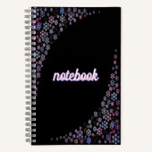 Luxury Holographic Snowflake Christmas Collection Notizblock (Vorderseite)