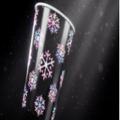 Luxury Holographic Snowflake Christmas Collection  Pappbecher