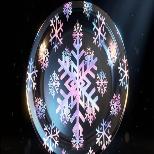 Luxury Holographic Snowflake Christmas Collection  Pappteller