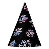 Luxury Holographic Snowflake Christmas Collection Partyhütchen (Links)