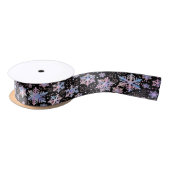 Luxury Holographic Snowflake Christmas Collection Satinband (Spule)