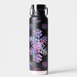 Luxury Holographic Snowflake Christmas Collection Trinkflasche