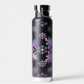 Luxury Holographic Snowflake Christmas Collection  Trinkflasche (Links)