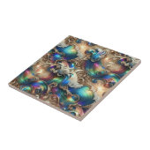 Luxury Home | Rainbow Coastal Ocean Waves Fliese (Seite)