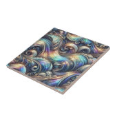 Luxury Home | Rainbow Coastal Ocean Waves Fliese (Seite)