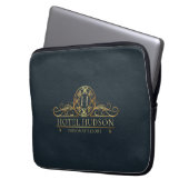 Luxury Hotel Branding Mit Monogramm Laptopschutzhülle (Vorderseite Links)