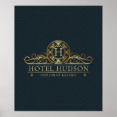 Luxury Hotel Branding Poster (Vorne)