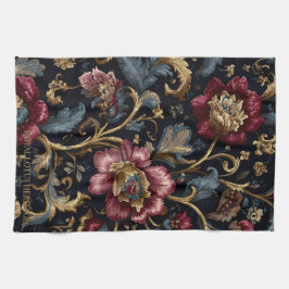Luxury Indian Floral Vintage Royal Geschirrtuch