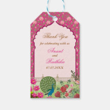 Luxury Indian Wedding Gift Tags, Danke, Tag