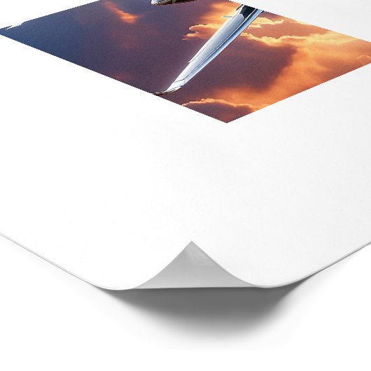 Luxury Jet Poster (Ecke)
