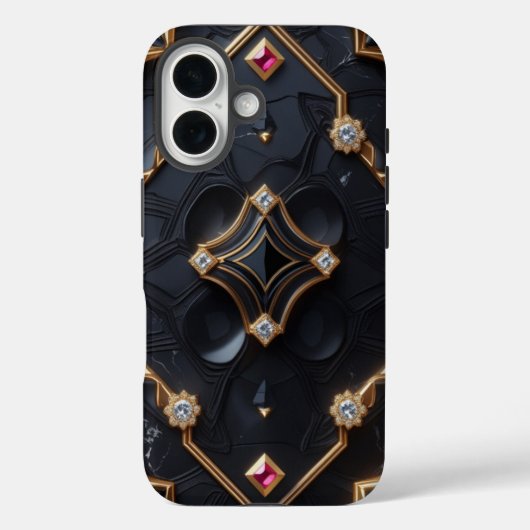 Luxury Jeweled Diamond iPhone Case (Rückseite)