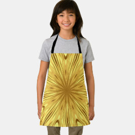 Luxury Kitchen Attire: Gilded Zenith Opulent Swirl Schürze