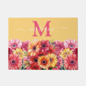 Luxury Kitchen Floor Mat: Gerbera Daisies Door Mat Fußmatte (Vorderseite)