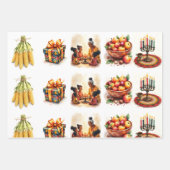 Luxury Kwanzaa Wrapping Paper Set | Nguzo Saba Geschenkpapier Set (Vorderseite 3)