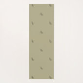 Luxury Labrador Yoga Mat | Personalized Name Yogamatte (Rückseite)