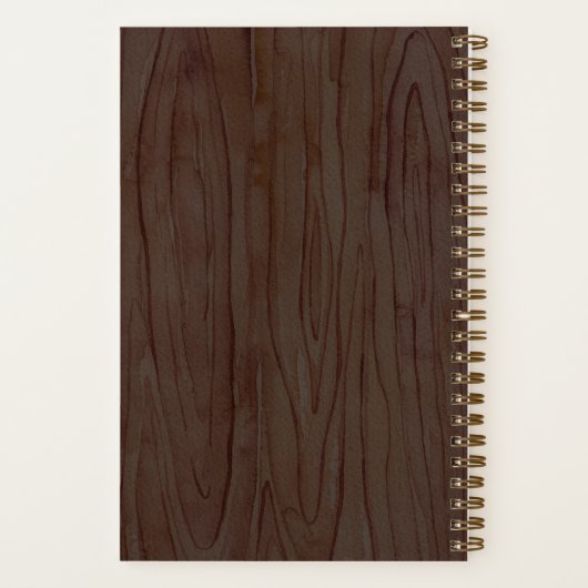 Luxury Lantern & Sunflowers Scripting Journal Notizblock (Rückseite)