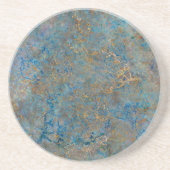 Luxury Lapis Lazuli Marble Sandstein Untersetzer (Vorne)