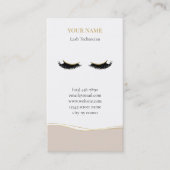 Luxury Lash Technician Appointment Card Terminkarte (Vorderseite)