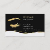 Luxury Lash Technician Loyalty Card Treuekarte (Rückseite)