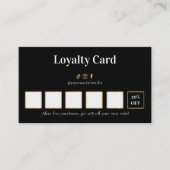 Luxury Lash Technician Loyalty Card Treuekarte (Vorderseite)