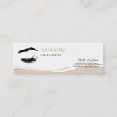 Luxury Lash Technician Thank you Card Treuekarte (Vorderseite)