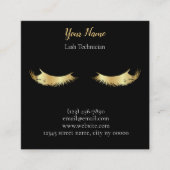 Luxury Lash Technician Thank you Card Treuekarte (Vorderseite)